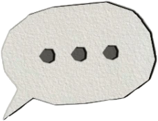 Sticker de um balão de conversa